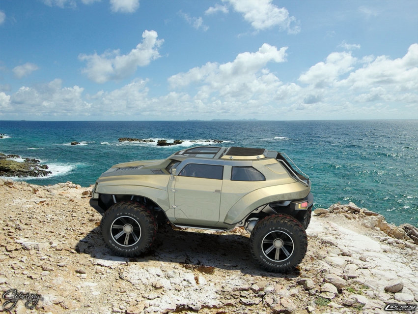 Авто обои Hummer HB Compact Off Roader Design Concept 