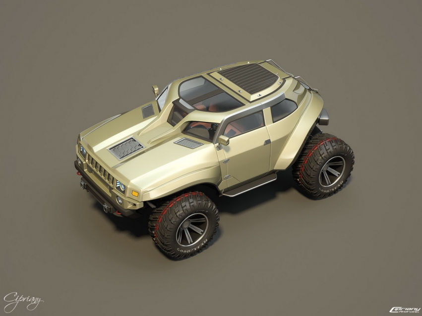 Авто обои Hummer HB Compact Off Roader Design Concept 