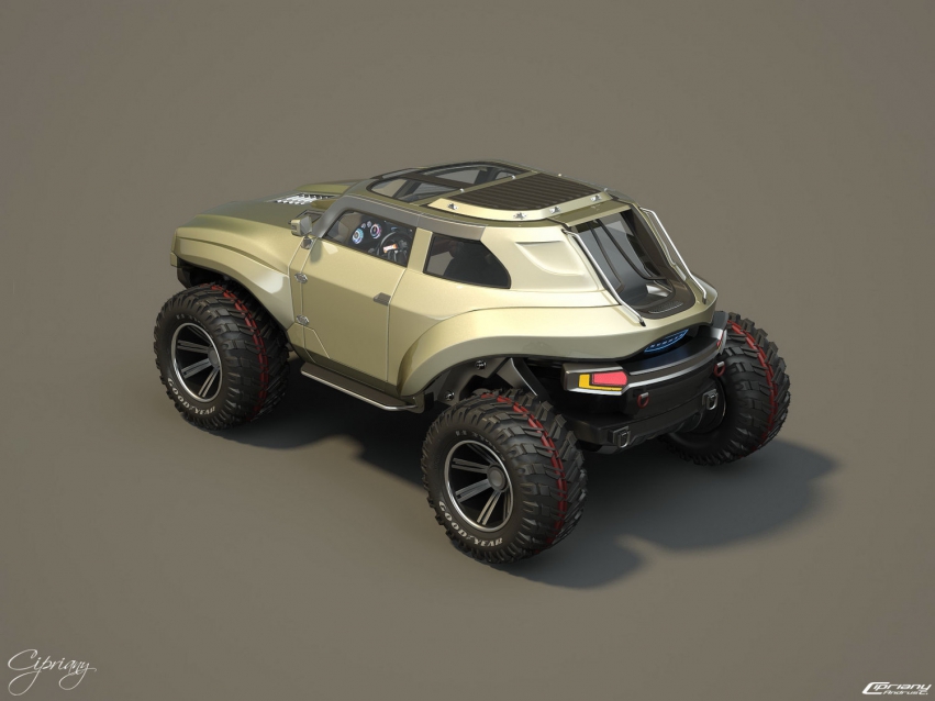 Авто обои Hummer HB Compact Off Roader Design Concept 