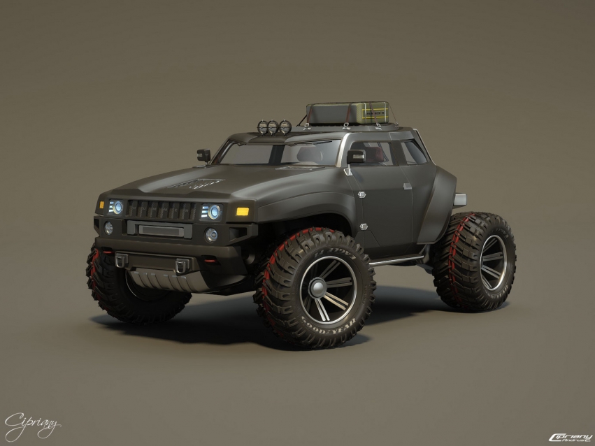 Авто обои Hummer HB Compact Off Roader Design Concept 