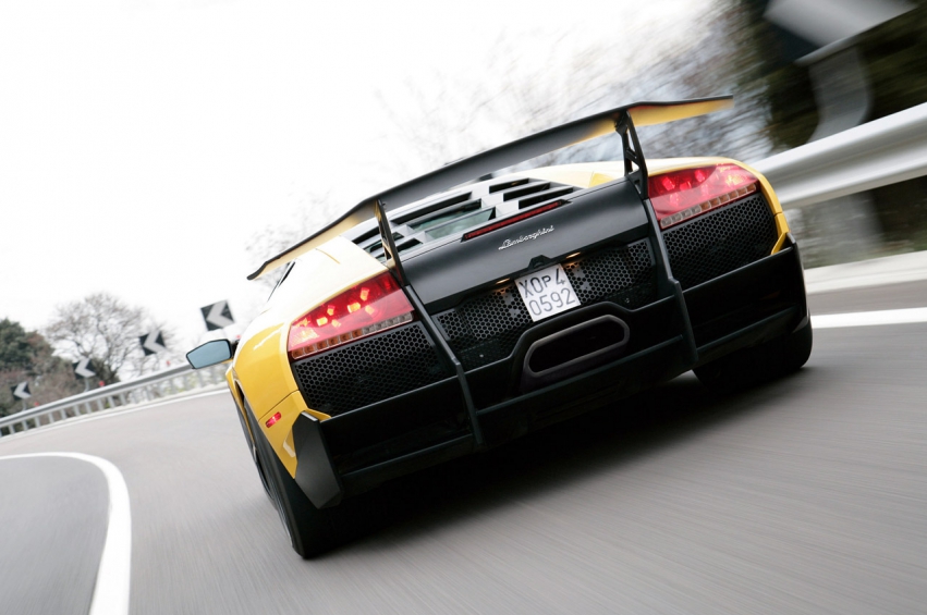 Авто обои Lamborghini Murcielago LP 670-4 SuperVeloce