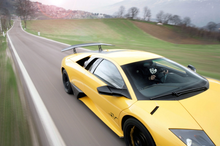 Авто обои Lamborghini Murcielago LP 670-4 SuperVeloce