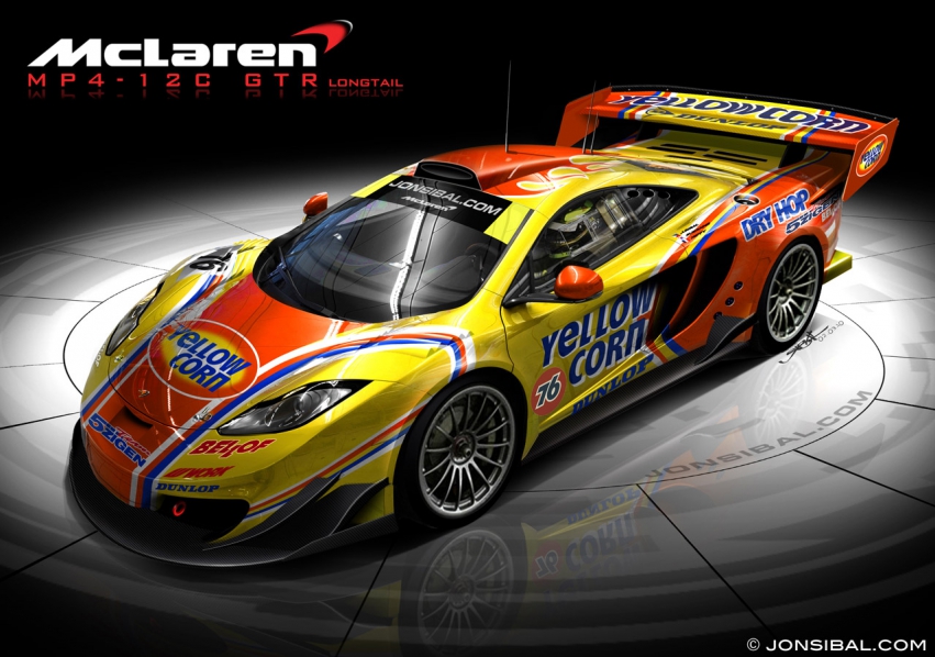 Авто обои McLaren MP4-12C GTR Longtail