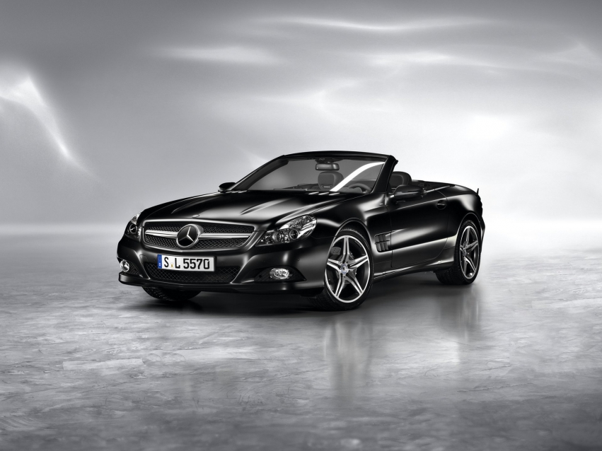 Авто обои Mercedes-Benz SL Night Edition 2010