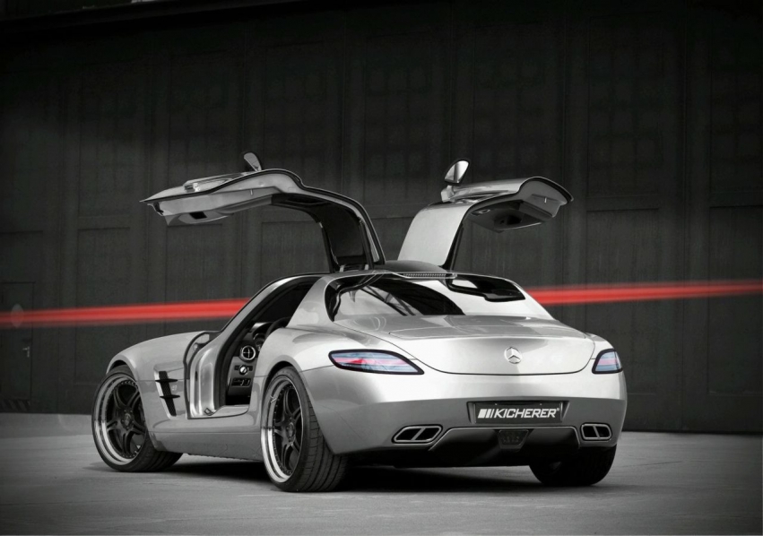 Авто обои Mercedes-Benz Kicherer SLS 63 CP