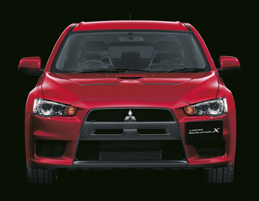 Авто обои Mitsubishi Lancer Evolution X 2008