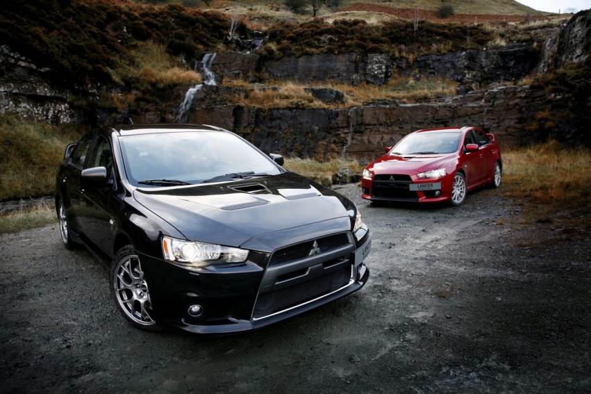 Авто обои Mitsubishi Lancer Evolution X 2008