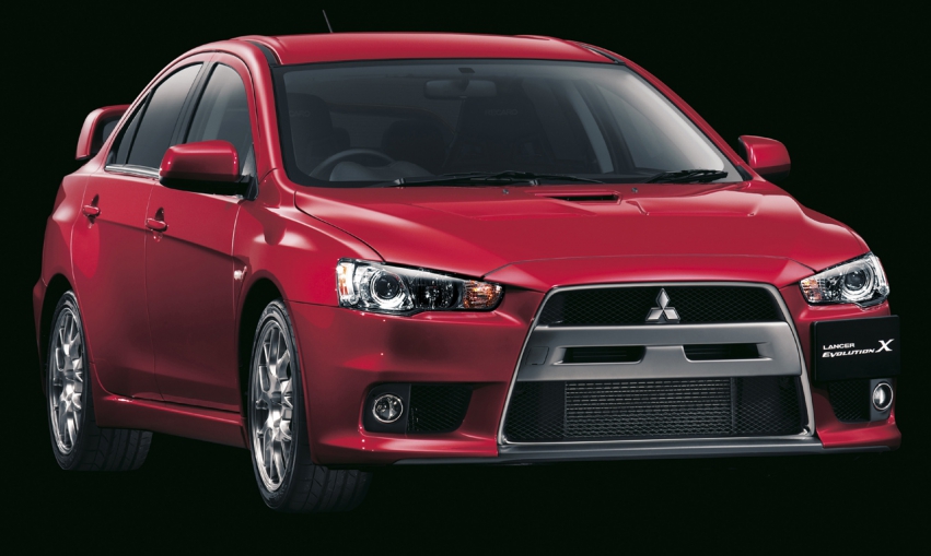 Авто обои Mitsubishi Lancer Evolution X 2008