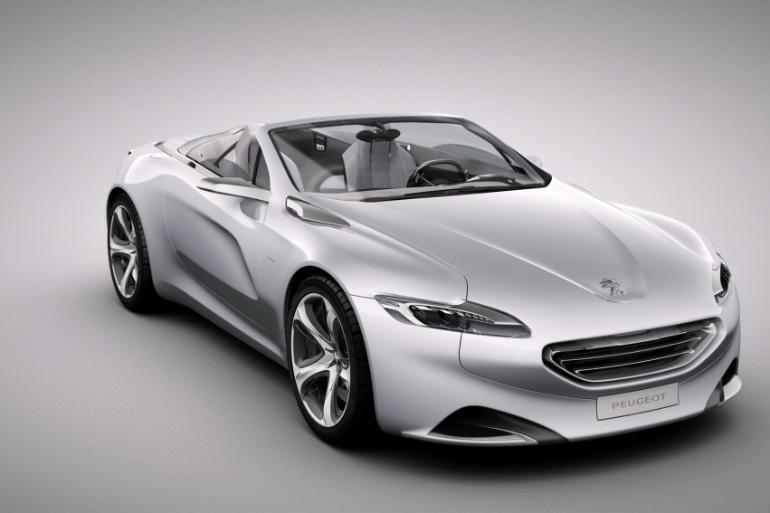 Авто обои Peugeot SR1 Hybrid Roadster