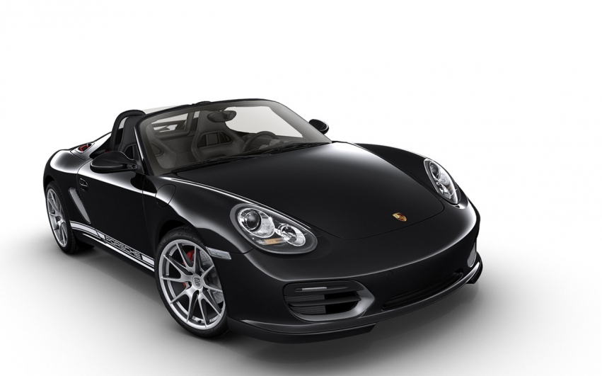 Авто обои Porsche Boxster Spyder 2011