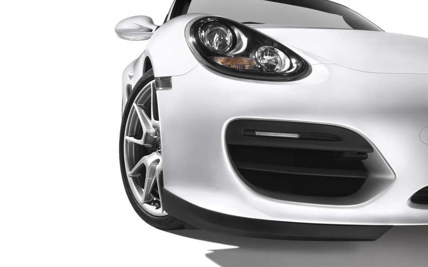 Авто обои Porsche Boxster Spyder 2011