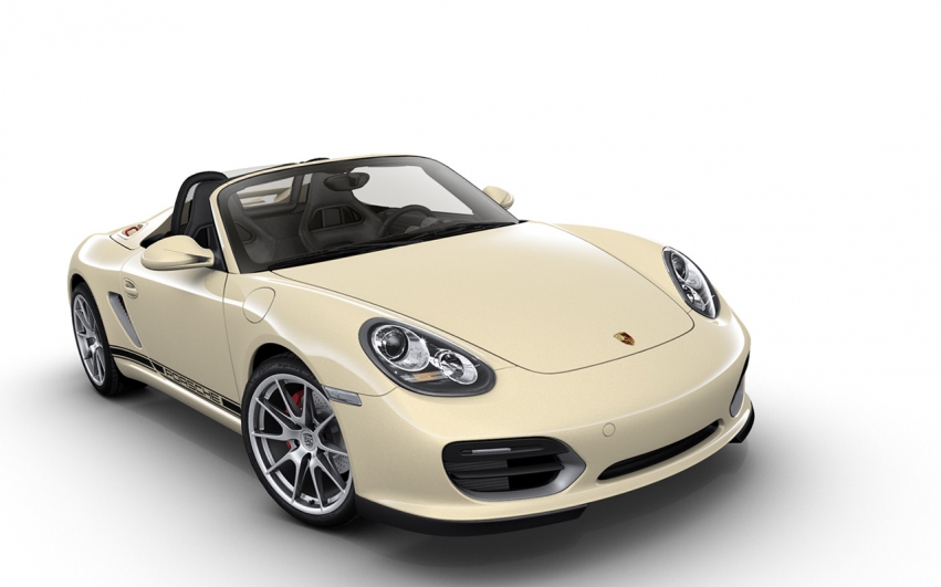 Авто обои Porsche Boxster Spyder 2011