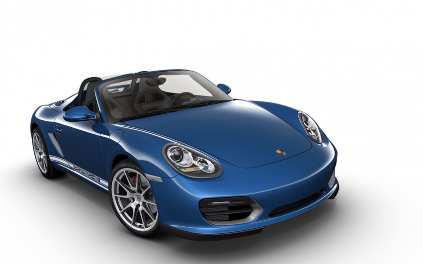 Авто обои Porsche Boxster Spyder 2011