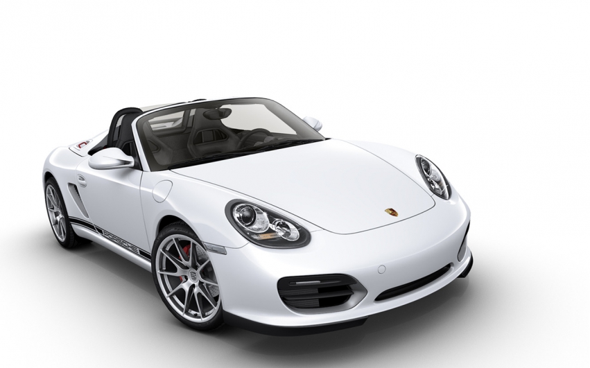 Авто обои Porsche Boxster Spyder 2011