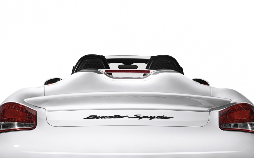 Авто обои Porsche Boxster Spyder 2011