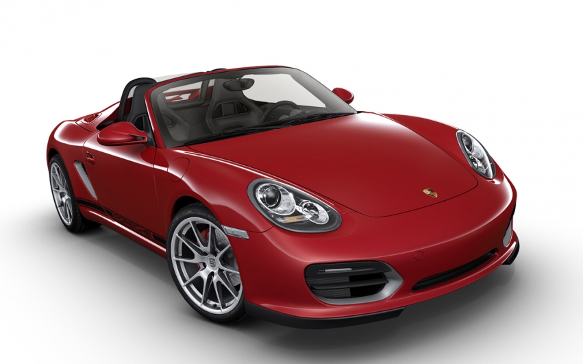 Авто обои Porsche Boxster Spyder 2011