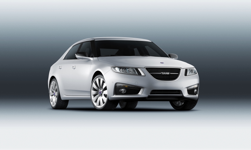 Авто обои Saab 9-5 2010