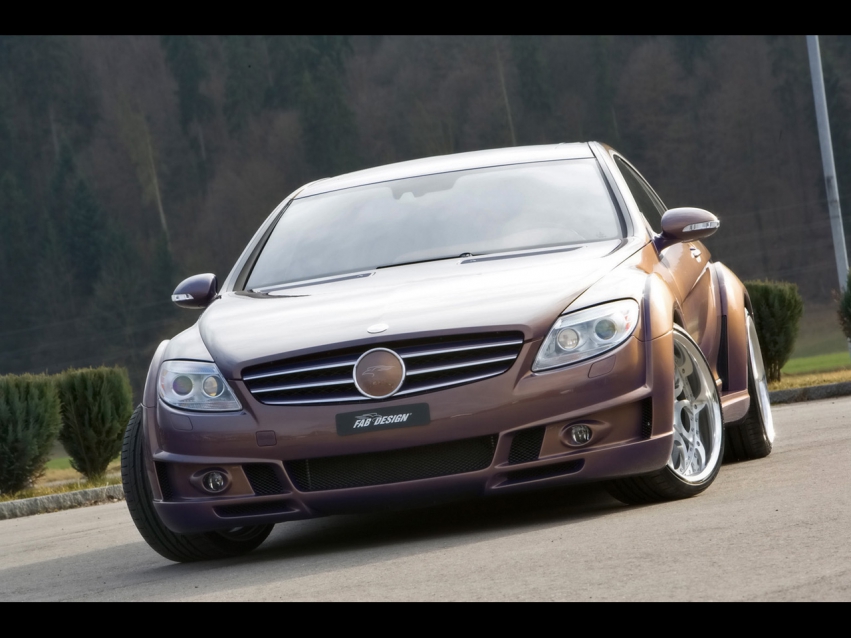 Авто обои Mercedes-Benz FAB Design CL Widebody