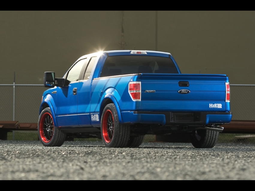 Авто обои Ford H&R Springs Hot Rod Ford F-150 2009