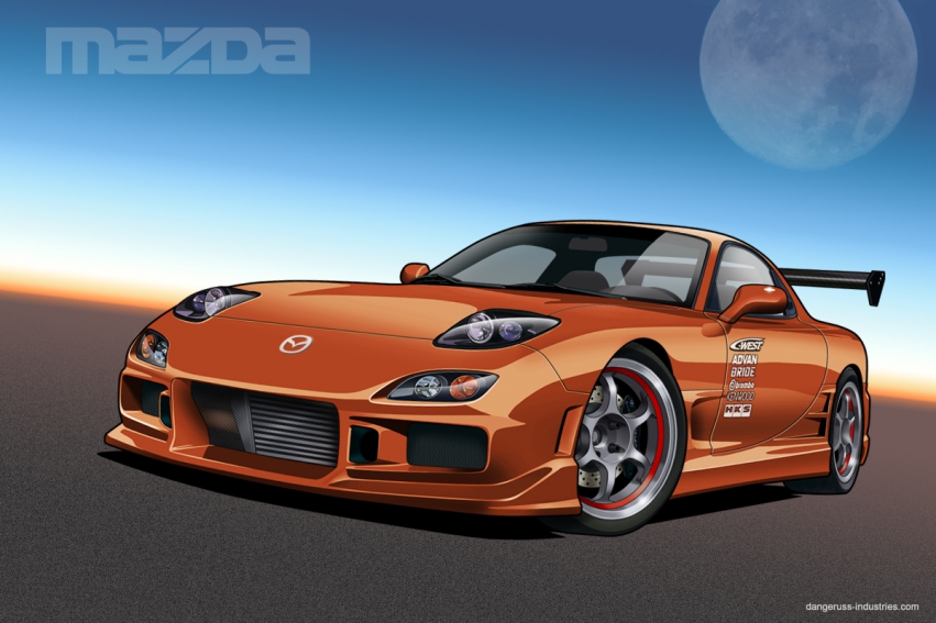 Авто обои Mazda RX7