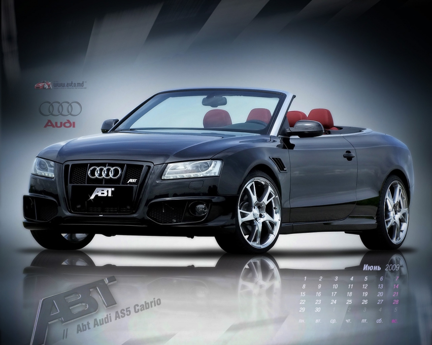 Авто обои Audi Abt AS5 Cabrio 2009