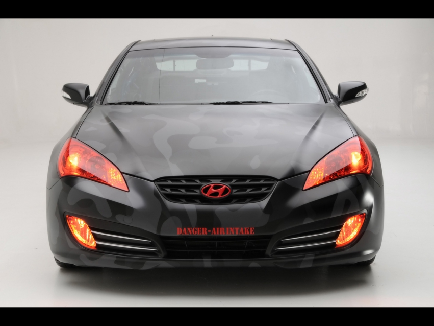 Авто обои Hyundai Hyundai Street Concepts Genesis Coupe 2010