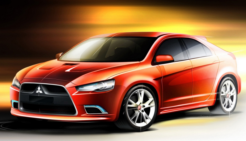 Авто обои Mitsubishi Mitsubishi Lancer Sportback Concept