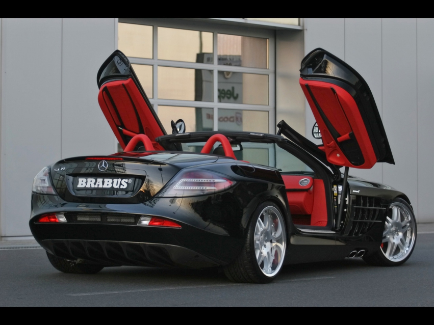 Авто обои Mercedes-Benz 2008 Brabus Mercedes-Benz SLR Roadster McLaren