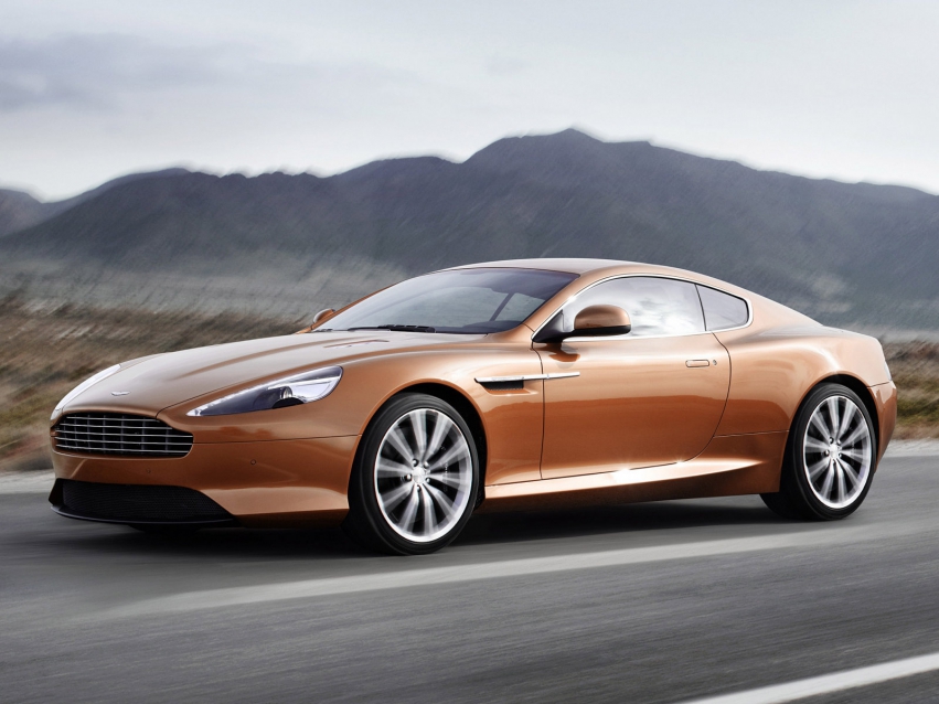 Авто обои Aston Martin Virage 2011