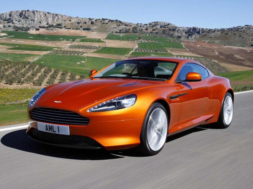 Авто обои Aston Martin Virage 2011