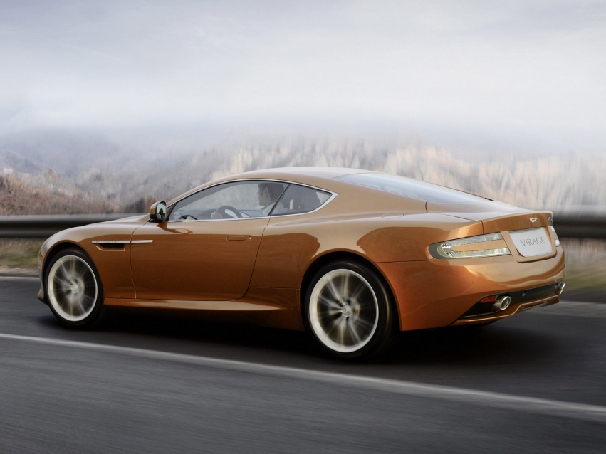 Авто обои Aston Martin Virage 2011