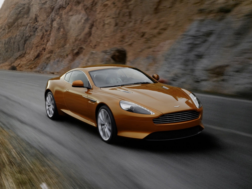 Авто обои Aston Martin Virage 2011