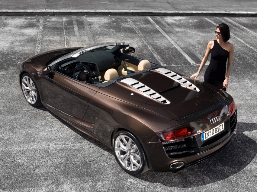 Авто обои Audi R8 Spyder 2010-...