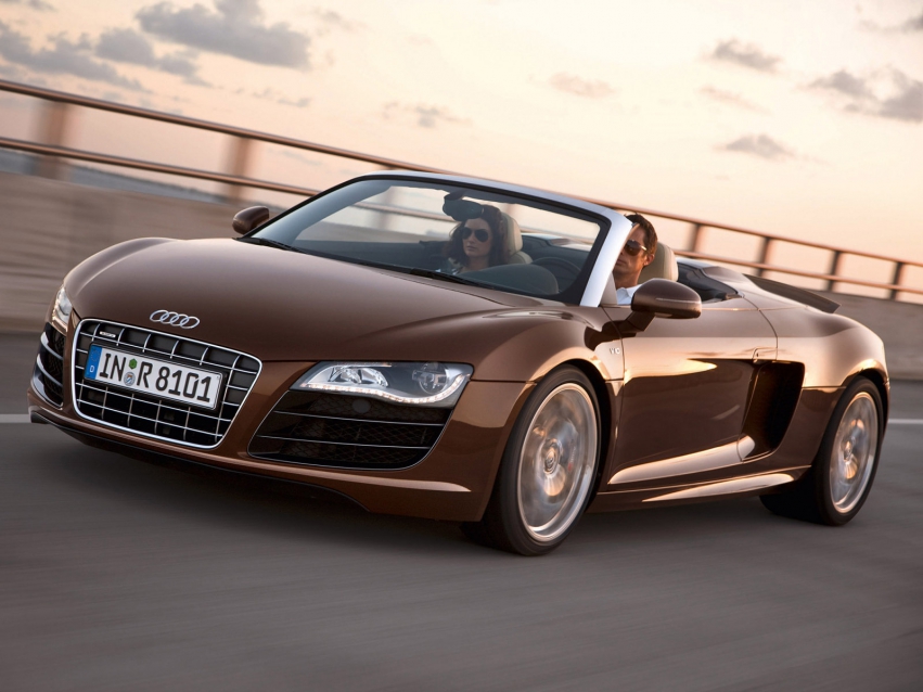 Авто обои Audi R8 Spyder 2010-...