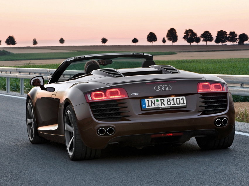 Авто обои Audi R8 Spyder 2010-...