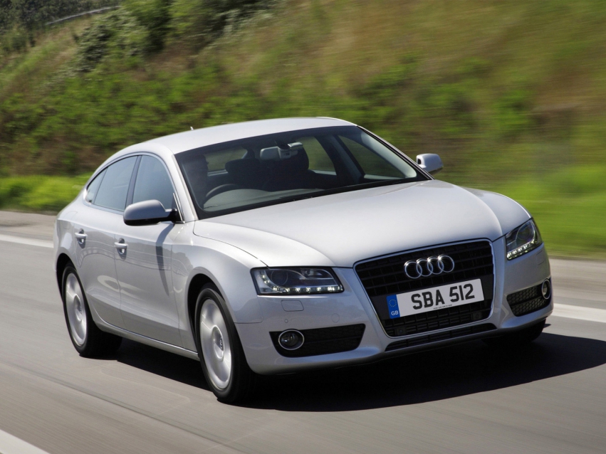 Авто обои Audi A5 Sportback Hatchback 2009