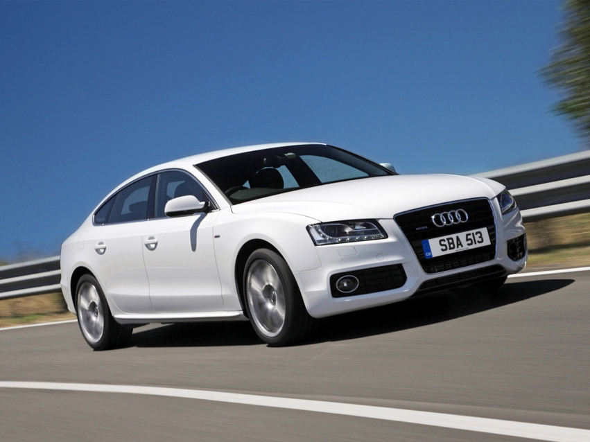 Авто обои Audi A5 Sportback Hatchback 2009