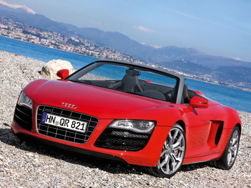 Авто обои Audi R8 Spyder 2010-...