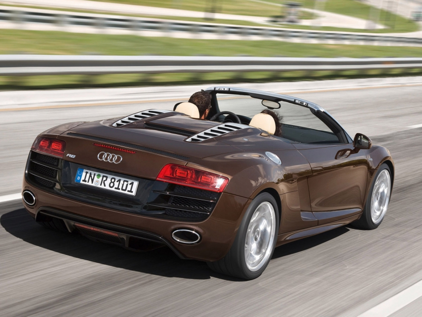 Авто обои Audi R8 Spyder 2010-...