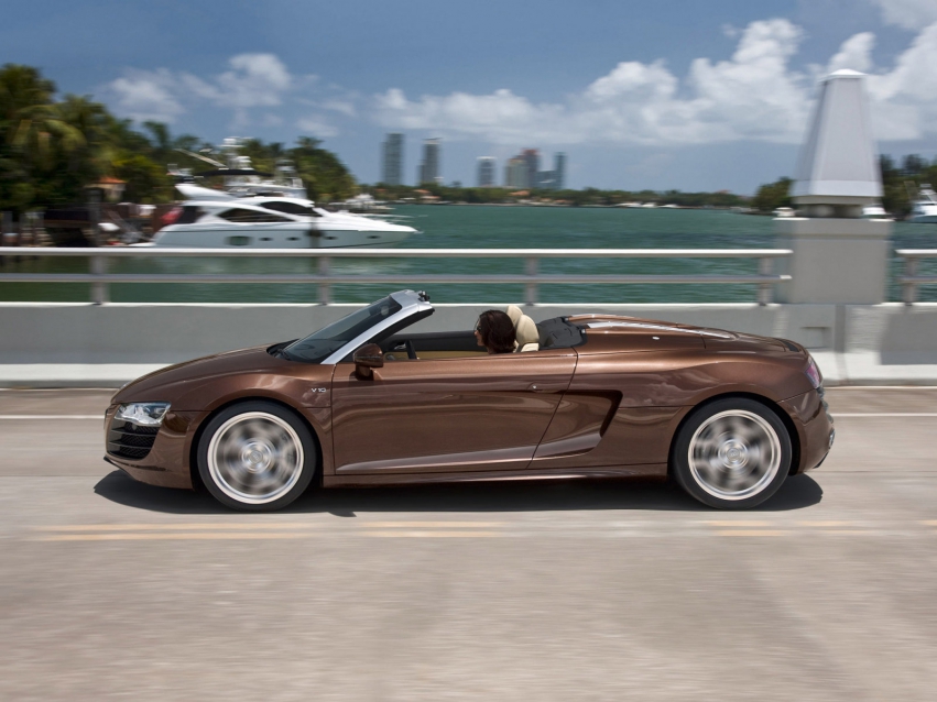 Авто обои Audi R8 Spyder 2010-...