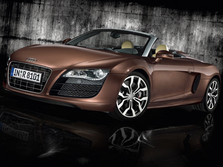 Авто обои Audi R8 Spyder 2010-...