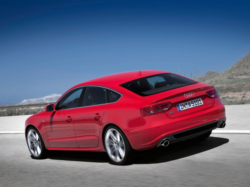 Авто обои Audi A5 Sportback Hatchback 2009