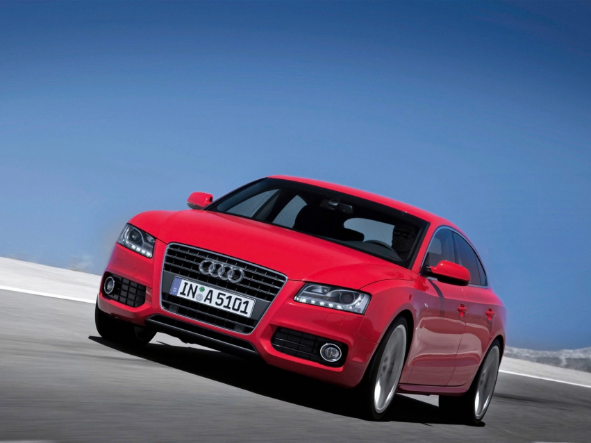 Авто обои Audi A5 Sportback Hatchback 2009