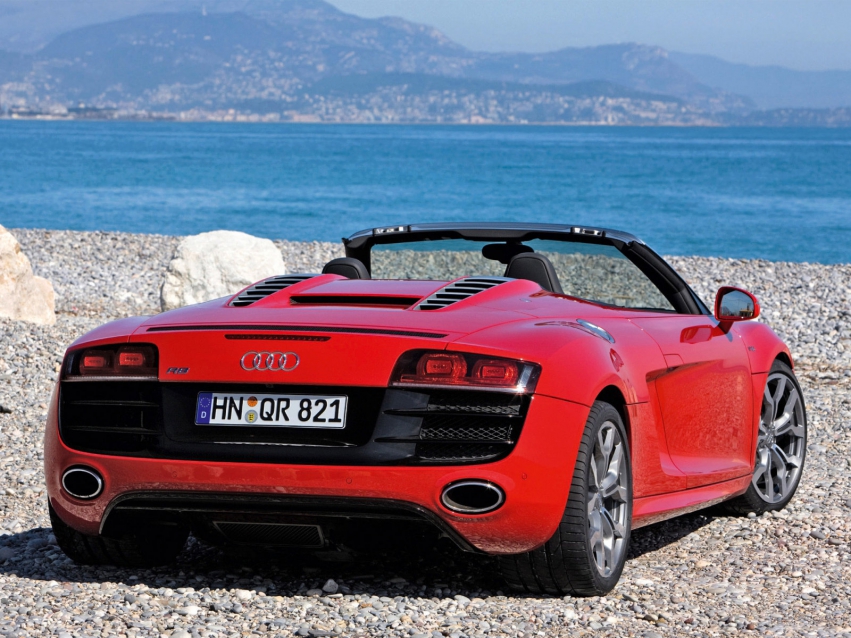 Авто обои Audi R8 Spyder 2010-...