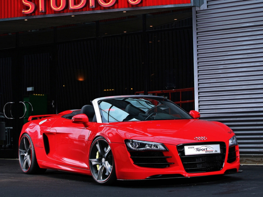 Авто обои Audi R8 Spyder 2010-...