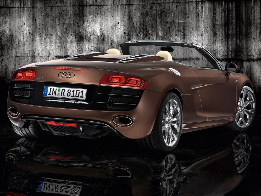 Авто обои Audi R8 Spyder 2010-...