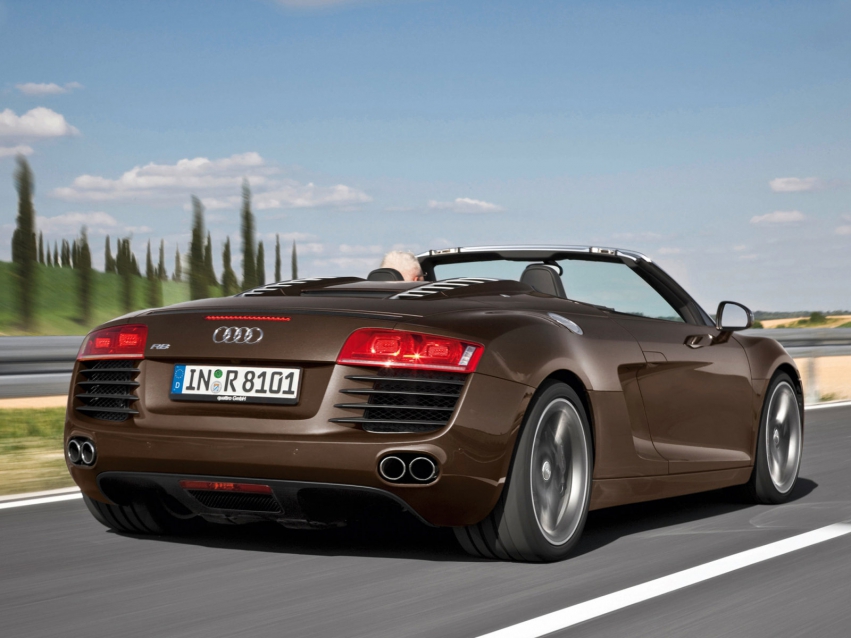 Авто обои Audi R8 Spyder 2010-...