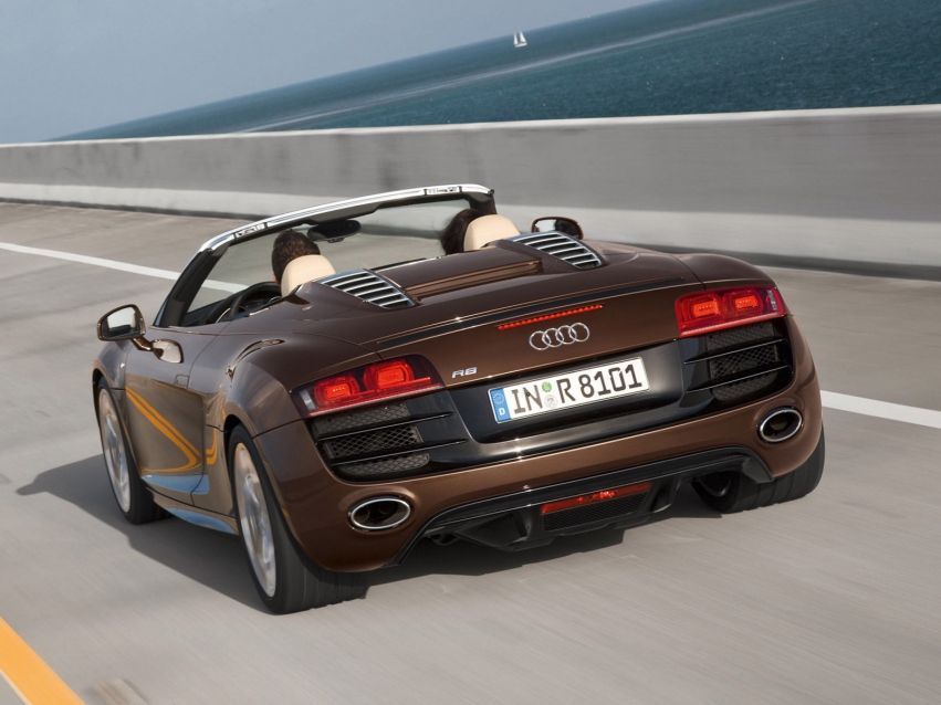 Авто обои Audi R8 Spyder 2010-...