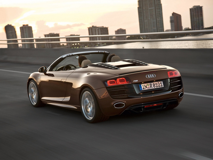 Авто обои Audi R8 Spyder 2010-...