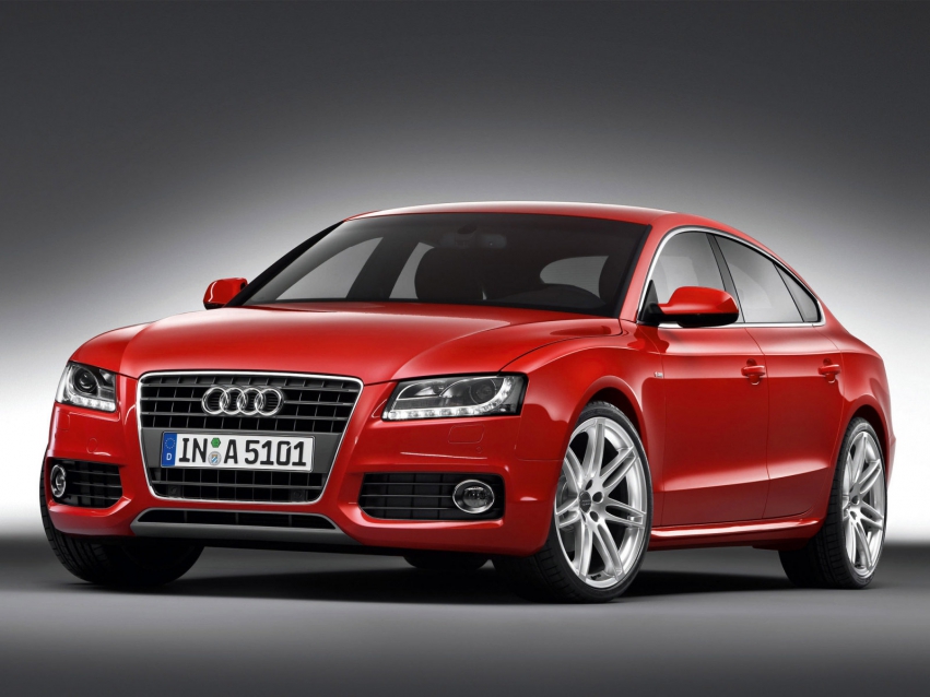 Авто обои Audi A5 Sportback Hatchback 2009